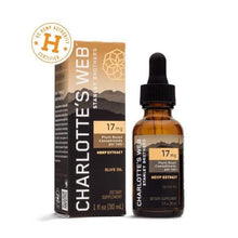 Load image into Gallery viewer, Charlotte&#39;s Web 17 mg Hemp Extract CBD Oil