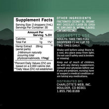 Load image into Gallery viewer, Charlotte&#39;s Web 17 mg Hemp Extract CBD Oil