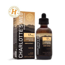 Load image into Gallery viewer, Charlotte&#39;s Web 17 mg Hemp Extract CBD Oil