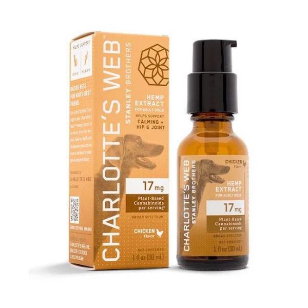 Charlotte's Web 17 mg Hemp Extract for Dogs (Chicken Flavor)