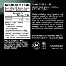 Load image into Gallery viewer, Charlotte&#39;s Web 60 mg Hemp Extract Oil