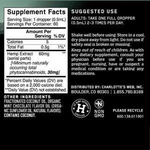 Charlotte's Web 60 mg Hemp Extract Oil