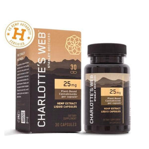 Charlotte's Web Hemp Extract Liquid Capsules 25 mg
