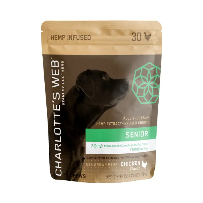 Charlotte's Web Senior Chews For Dogs